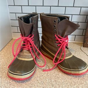 Sorel winter boots with insulation detachable liner